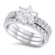 Silver CZ Ring