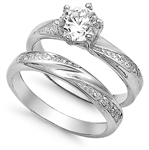 Silver CZ Ring