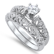 Silver CZ Ring