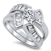 Silver CZ Ring