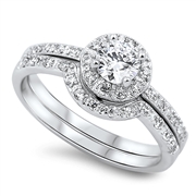 Silver CZ Ring