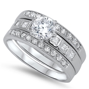 Silver CZ Ring