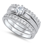 Silver CZ Ring