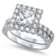 Silver CZ Ring