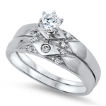 Silver CZ Ring