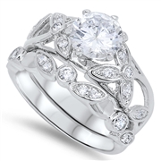 Silver CZ Ring