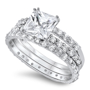 Silver CZ Ring