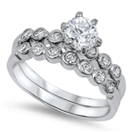 Silver CZ Ring