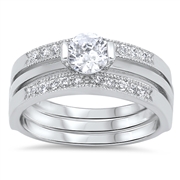 Silver CZ Ring