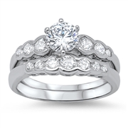 Silver CZ Ring