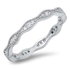 Silver CZ Ring