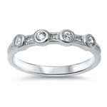 Silver CZ Ring