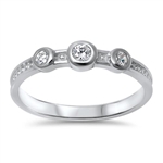 Silver CZ Ring