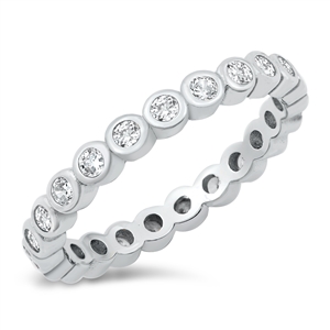 Silver CZ Ring