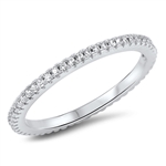 Silver CZ Ring