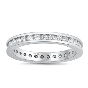 Silver CZ Ring