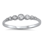 Silver CZ Ring