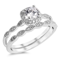 Silver CZ Ring