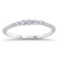 Silver CZ Ring