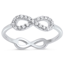 Silver CZ Ring - Infinity