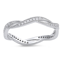 Silver CZ Ring