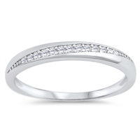 Silver CZ Ring