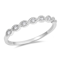 Silver CZ Ring