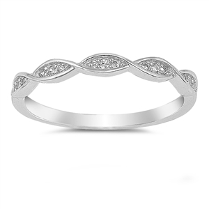 Silver CZ Ring