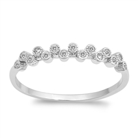 Silver CZ Ring