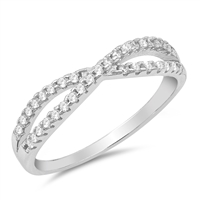 Silver Ring W/ CZ