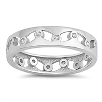 Silver Ring W/ CZ