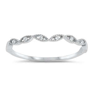 Silver CZ Ring