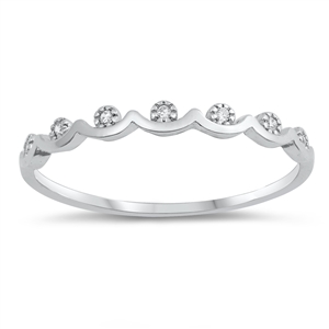 Silver CZ Ring