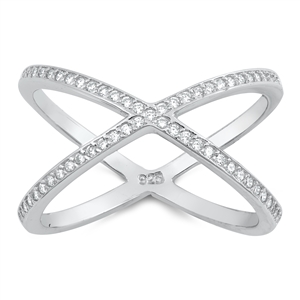 Silver CZ Ring