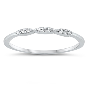 Silver CZ Ring