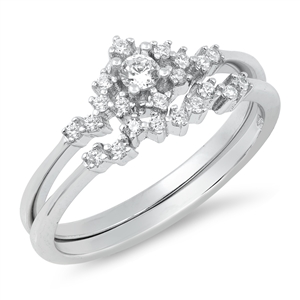 Silver CZ Ring