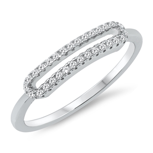 Silver CZ Ring