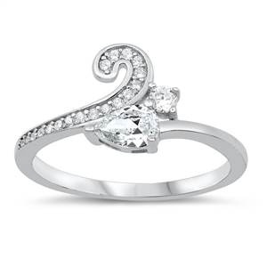 Silver CZ Ring