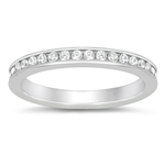 Silver CZ Ring - Eternity