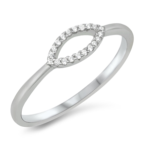 Silver CZ Ring