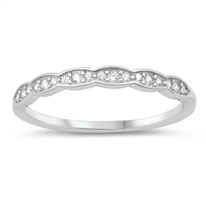 Silver CZ Ring