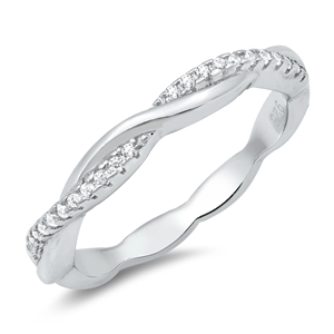 Silver CZ Ring