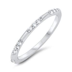 Silver CZ Ring