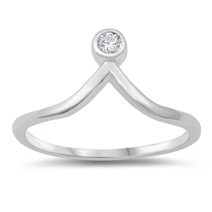 Silver CZ Ring