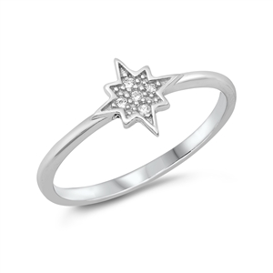 Silver CZ Ring - Twinkle Star