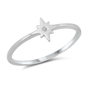 Silver CZ Ring - Twinkle Star