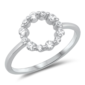 Silver CZ Ring