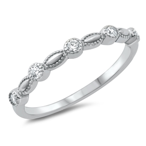 Silver CZ Ring