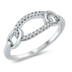 Silver CZ Ring