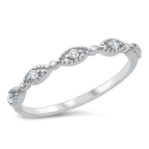 Silver CZ Ring